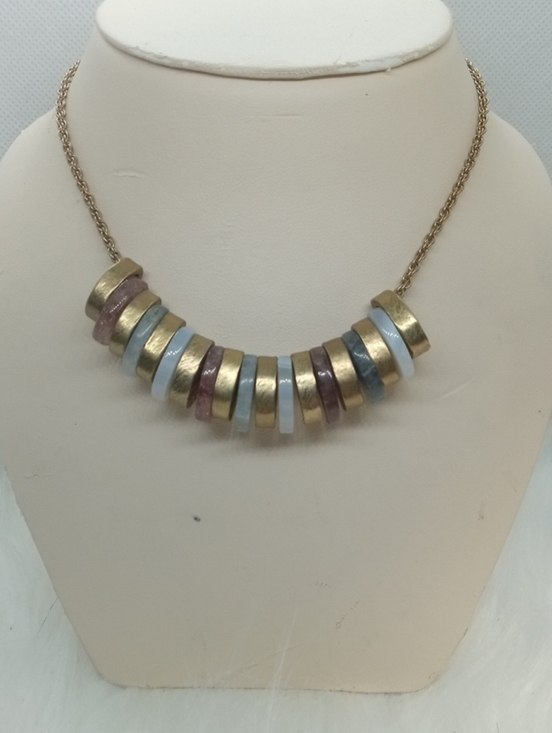 LOFT Jewelry - LOFT DISC MIXED MEDIA NECKLACE